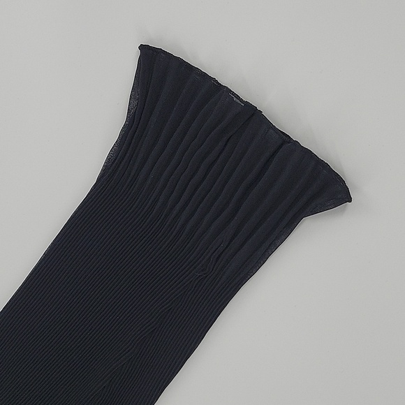 Madewell Pleated Flare-Sleeve Top in True Black size Small NWT NN935 - Picture 9 of 16